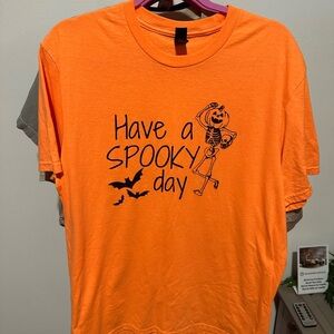District Orange Halloween Tee